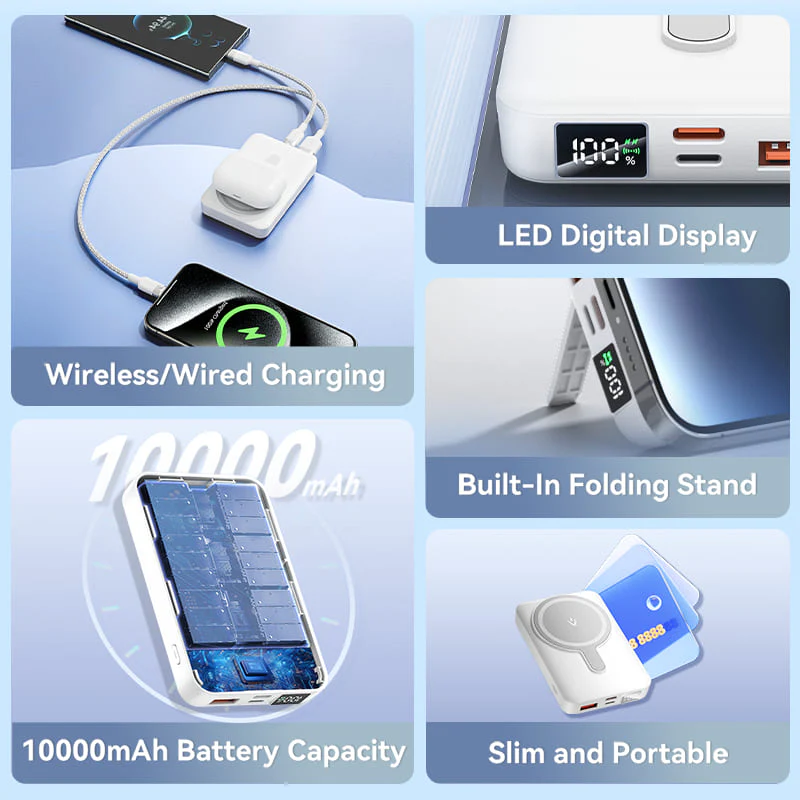 Vention 10000mAh Magnetic Wireless Power Bank 22.5W - Image 5