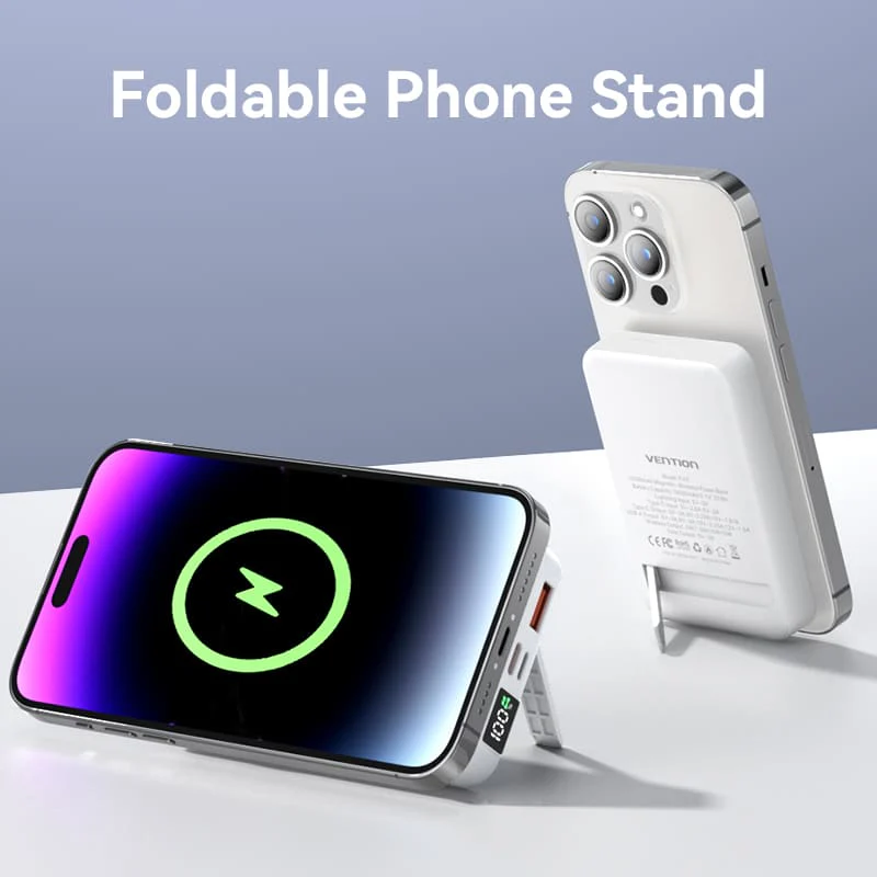 Vention 10000mAh Magnetic Wireless Power Bank 22.5W - Image 9