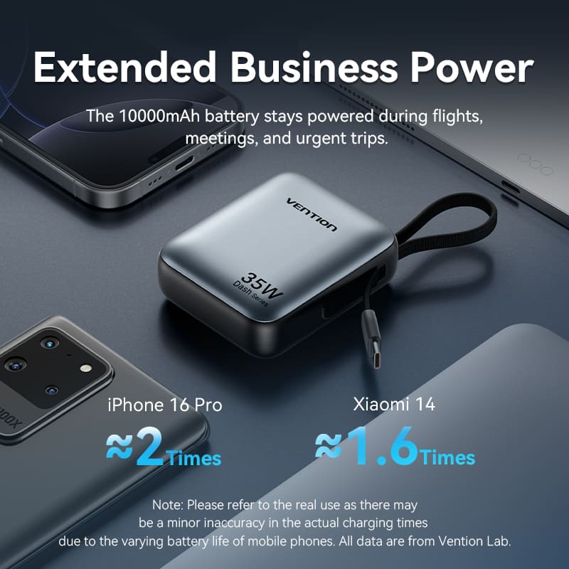 Vention 10000mAh Power Bank 35W - Image 10