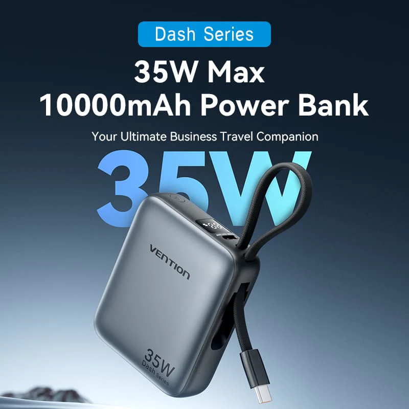 Vention 10000mAh Power Bank 35W - Image 3