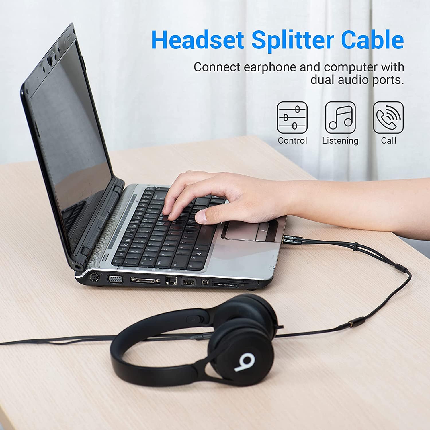 Vention 2*3.5mm Audio Cable - Image 4