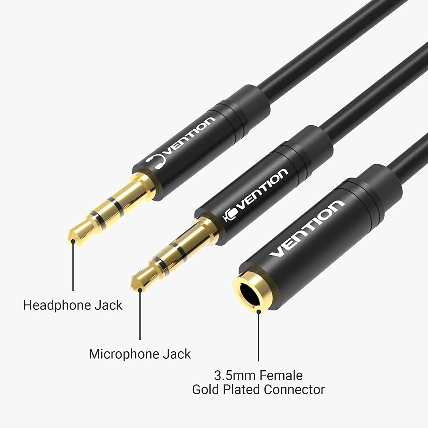 Vention 2*3.5mm Audio Cable - Image 6