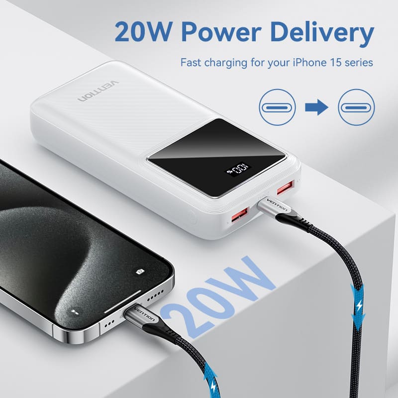 Vention 20000mAh Power Bank 22.5W - Image 7