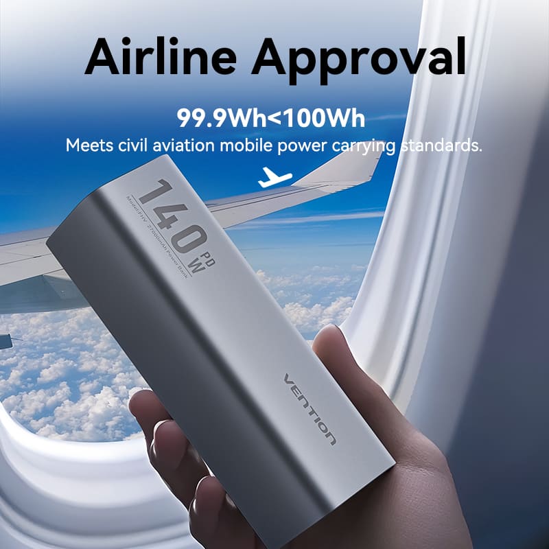 Vention 27000mAh Power Bank 140W - Image 10