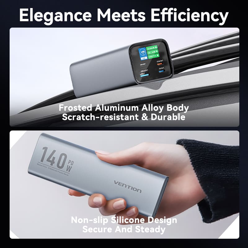 Vention 27000mAh Power Bank 140W - Image 12