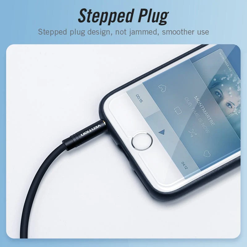 Vention 4 Pole 3.5mm Male to 2*3.5mm Female Stereo Splitter Cable - Image 3