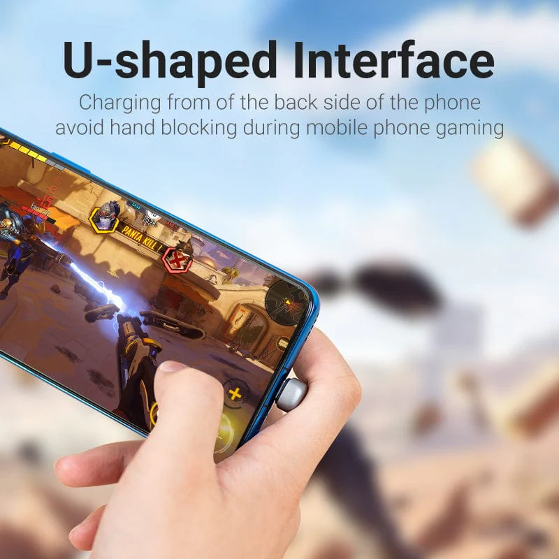 Vention USB 2.0 A Male to USB-C Male U-Shaped 5A Cable Aluminum Alloy Type - Image 5