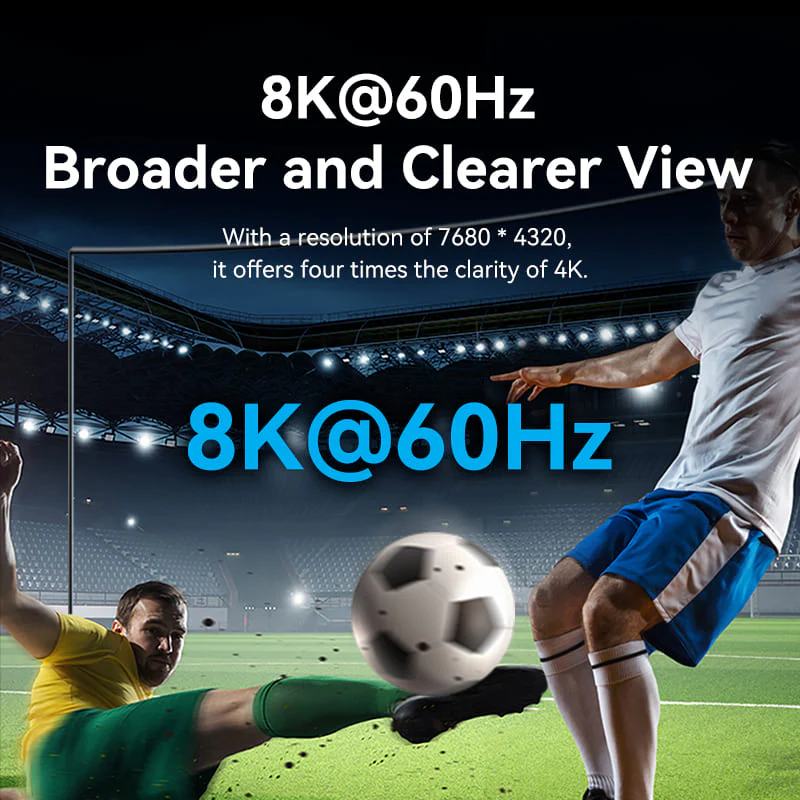 Vention 3 In 1 Out 8K HDMI™ Switcher Gray Aluminium Alloy Type - Image 6