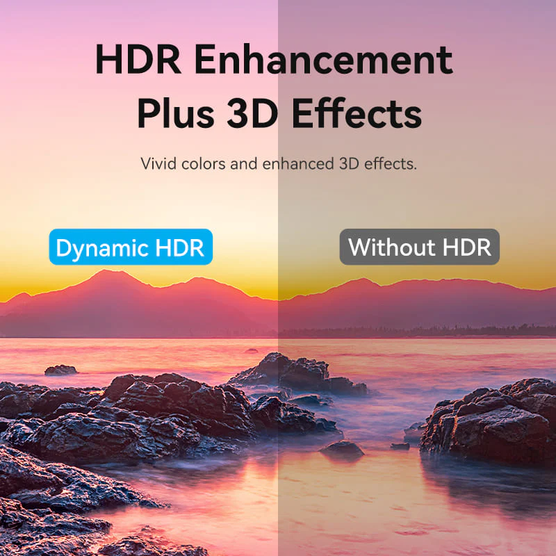 Vention 3 In 1 Out 8K HDMI™ Switcher Gray Aluminium Alloy Type - Image 8