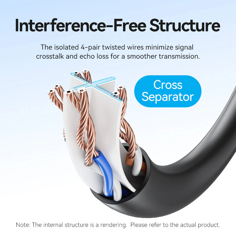 Vention Cat.6 UTP Patch Cable Black - Image 4