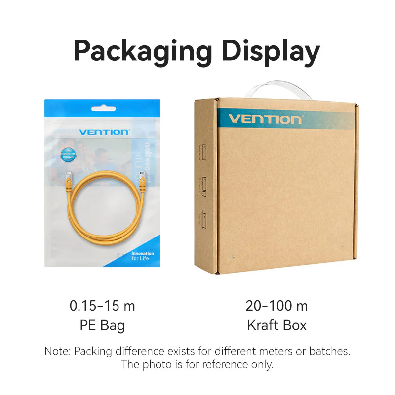 Vention Cat.6A SFTP Patch Cable Yellow - Image 13