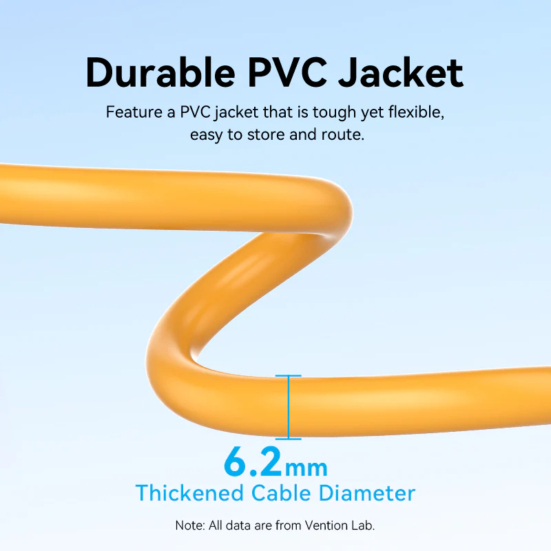 Vention Cat.6A SFTP Patch Cable Yellow - Image 8