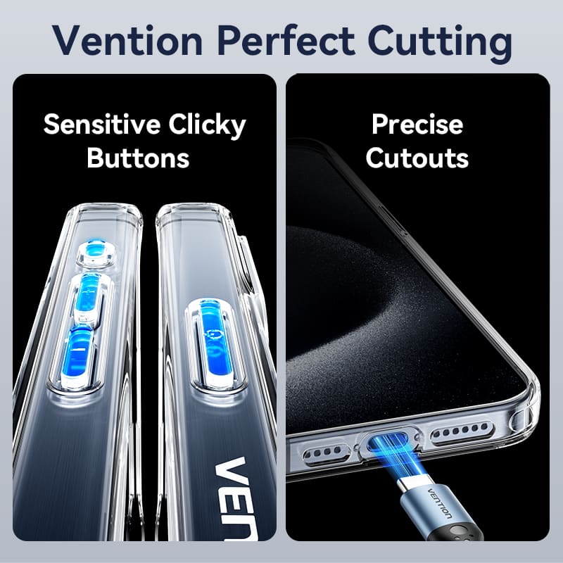 Vention Concise Impact Case for iPhone 13 with MagSafe Transparent - Image 3
