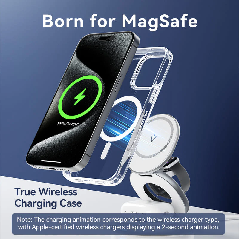 Vention Concise Impact Case for iPhone 13 with MagSafe Transparent - Image 9