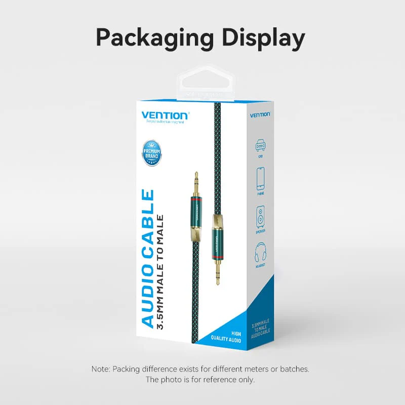 Vention 3.5mm Male to Male Audio Cable - Image 11
