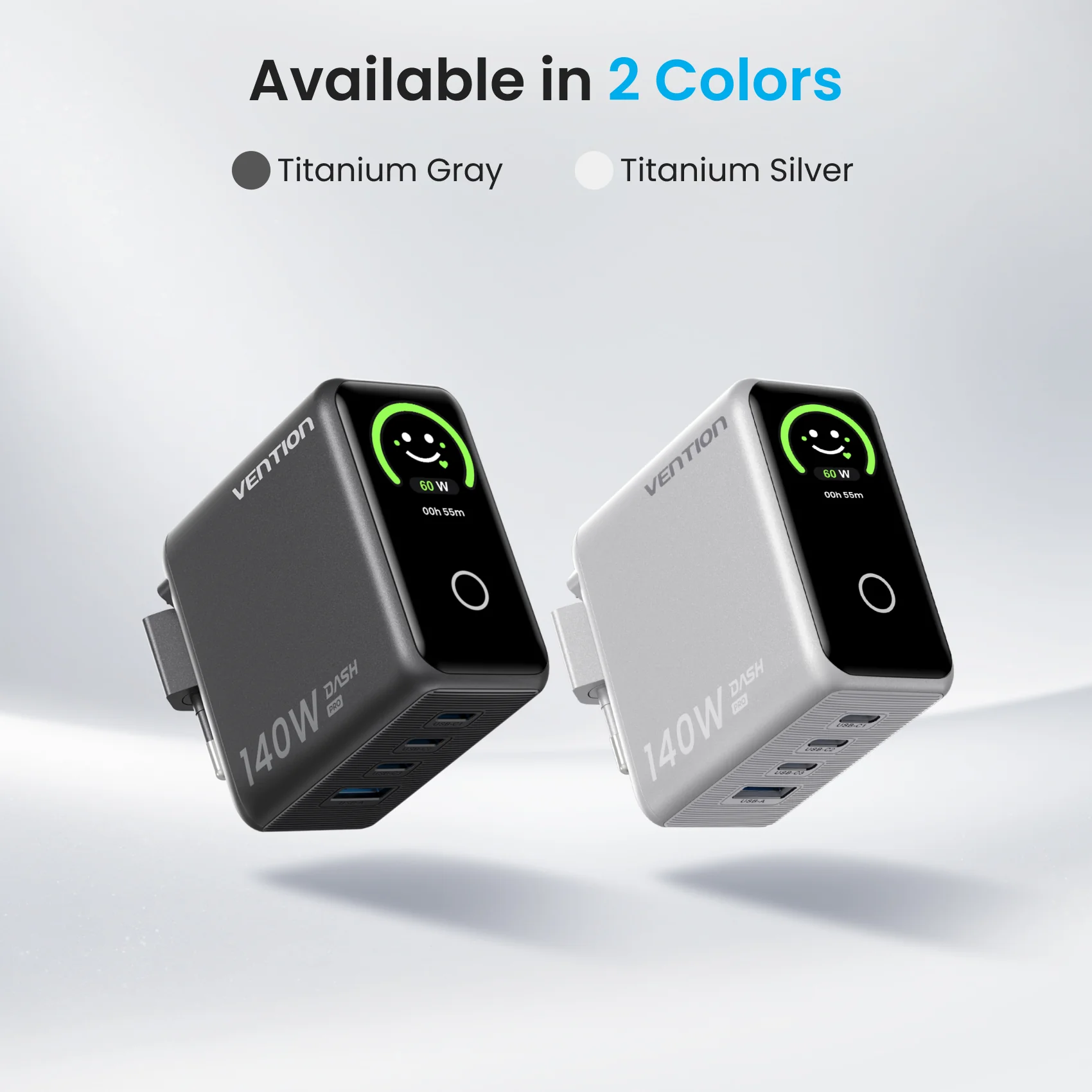 140W 4-Port GaN5.0 Charger with Smart Display - Image 19