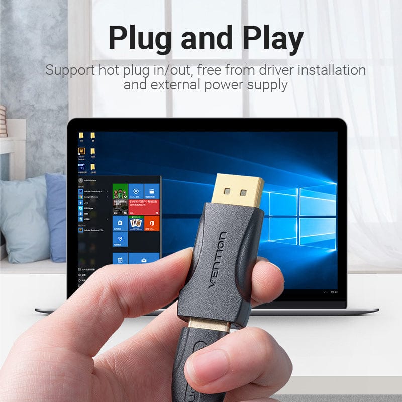 Vention DisplayPort Male to HDMI™ Female Adapter Black - Image 7