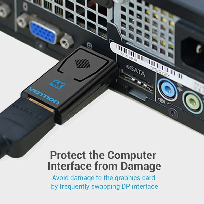Vention DisplayPort Male to HDMI™ Female 4K Adapter Black - Image 5