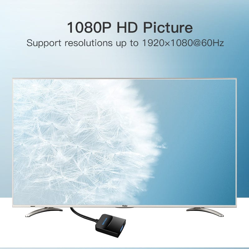 Vention DP to VGA Converter 0.15M Black - Image 6