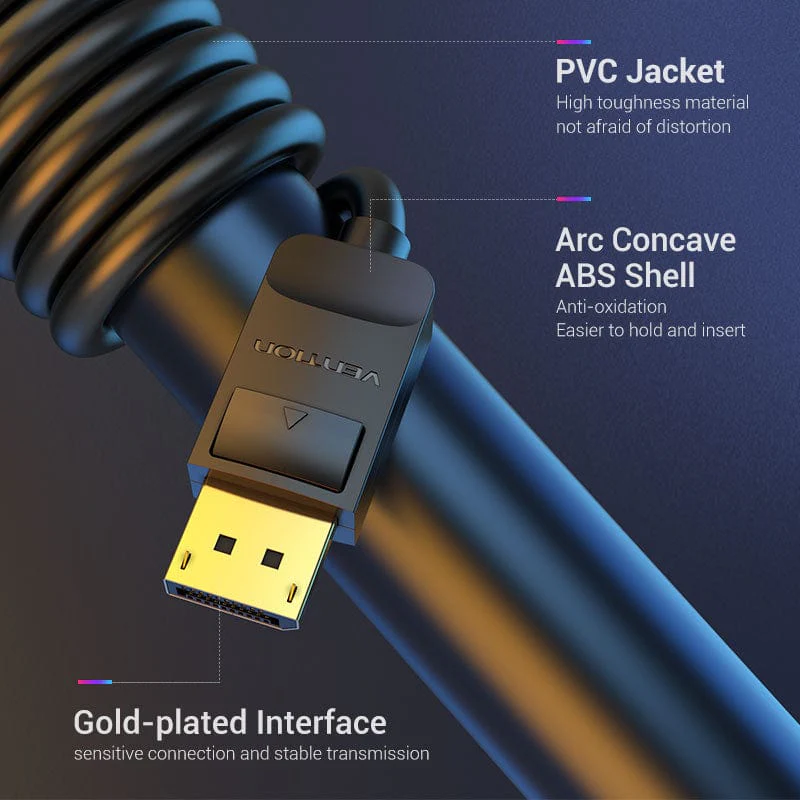 Vention DisplayPort Cable - Image 4