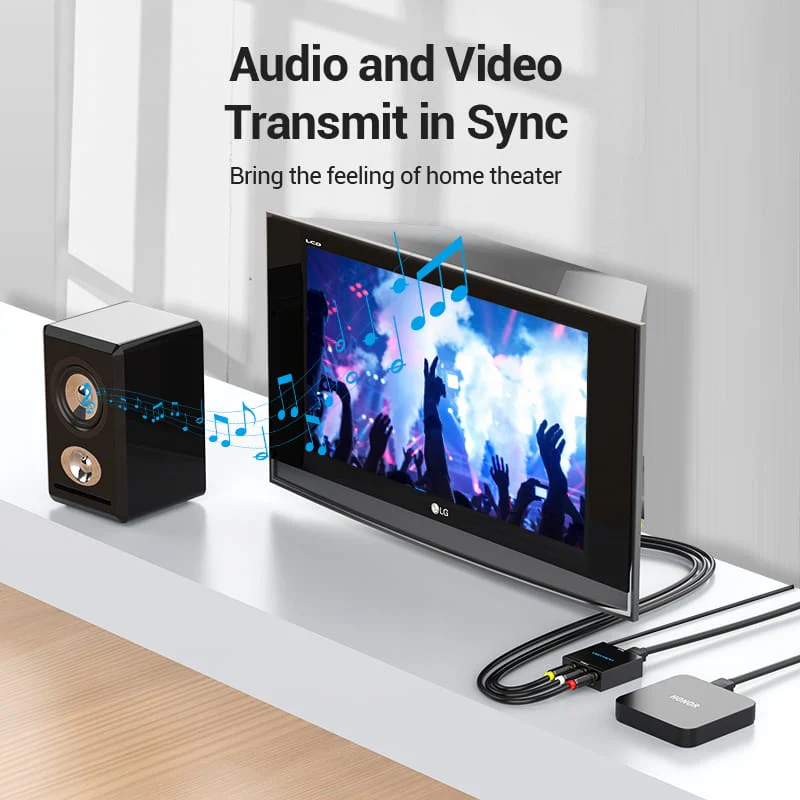 Vention HDMI™ to RCA Converter Black Metal Type - Image 7