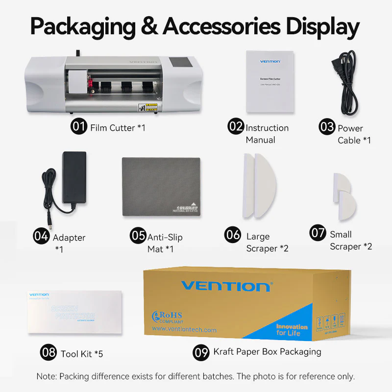 Vention Intelligent Screen Film Cutter with Touch Screen - EU Plug - Image 29