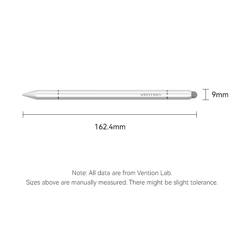 Vention 3-in-1 Magnetic Stylus Pen White Aluminum Alloy Type - Image 15