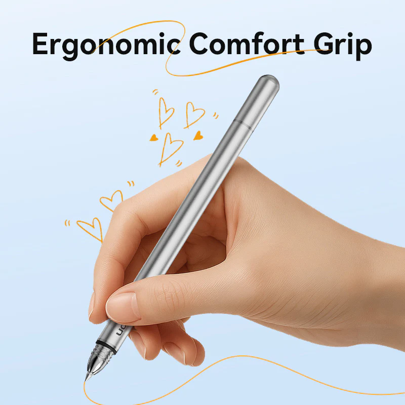 Vention 2-in-1 Stylus Pen Gray Aluminum Alloy Type - Image 8