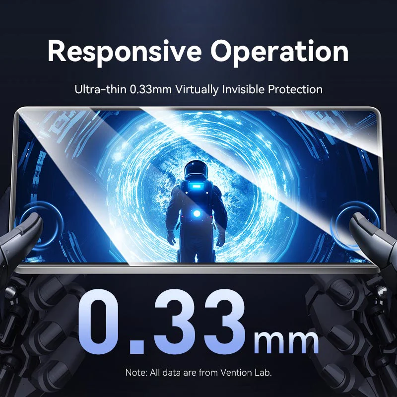 Vention HD Tempered Glass Screen Protector for Samsung Galaxy S25 6.2" with Dust-Free Installation Tool - Image 10