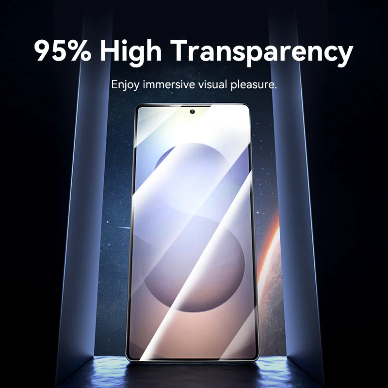 Vention HD Tempered Glass Screen Protector for Samsung Galaxy S25 6.2" with Dust-Free Installation Tool - Image 14