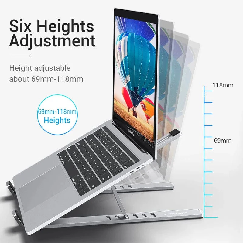 Vention Laptop Stand Silvery - Image 3