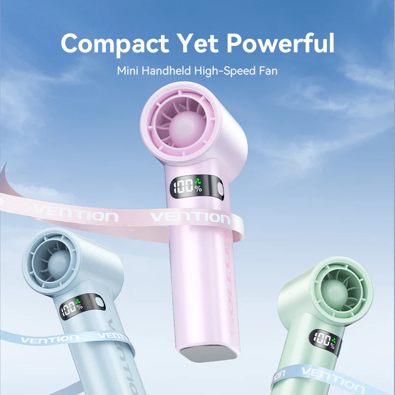 Vention Mini Handheld High-Speed Fan - Image 5