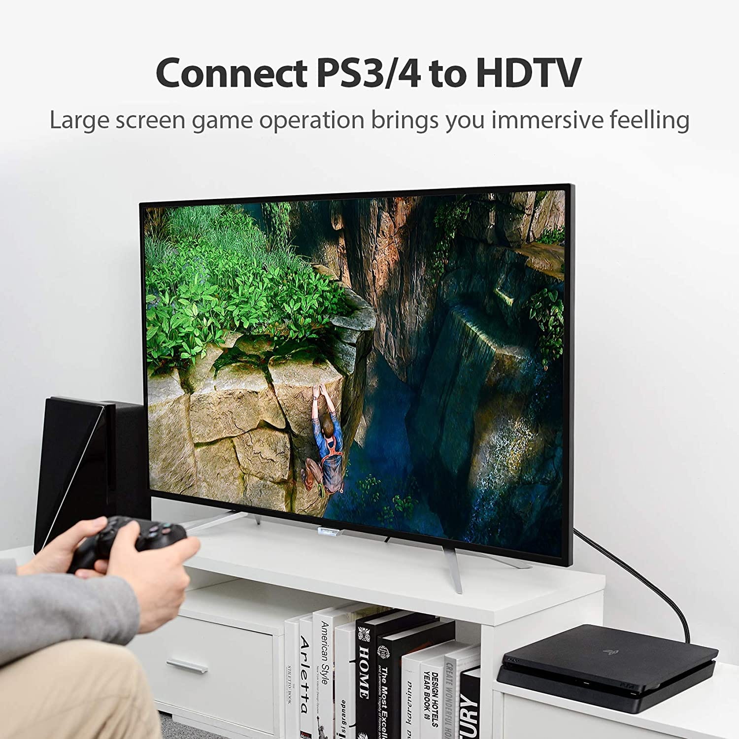 Vention Nylon Braided HDMI™ Cable Black Metal Type - Image 4