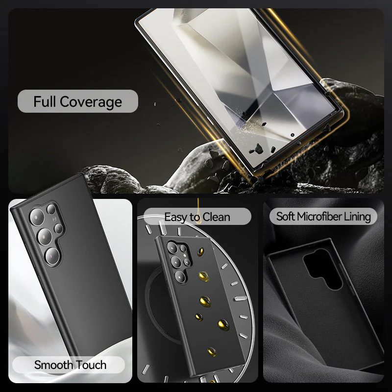 Vention Liquid Silicone Case for Samsung Galaxy - Image 4