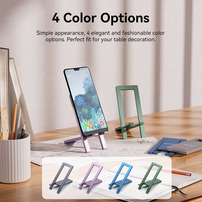 Vention Portable Phone Stand for Desk Black Aluminium Alloy Type - Image 10