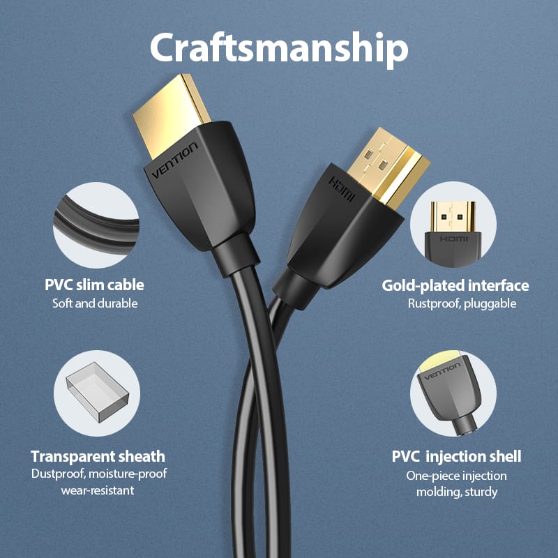 Vention Portable HDMI™ Cable Black - Image 8