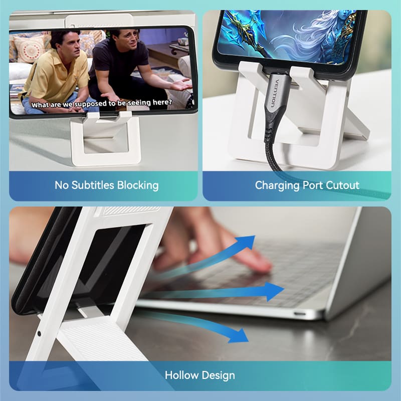 Vention Portable Phone Stand for Desk Plastic Type - Image 11