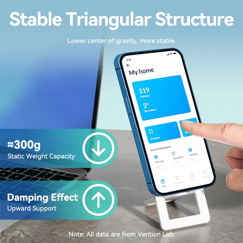 Vention Portable Phone Stand for Desk Plastic Type - Image 9