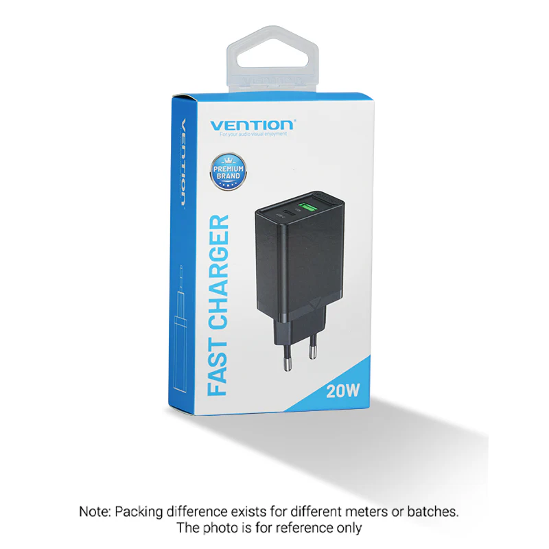 Vention 2-Port USB(A+C) Wall Charger (18W/20W) EU-Plug - Image 16