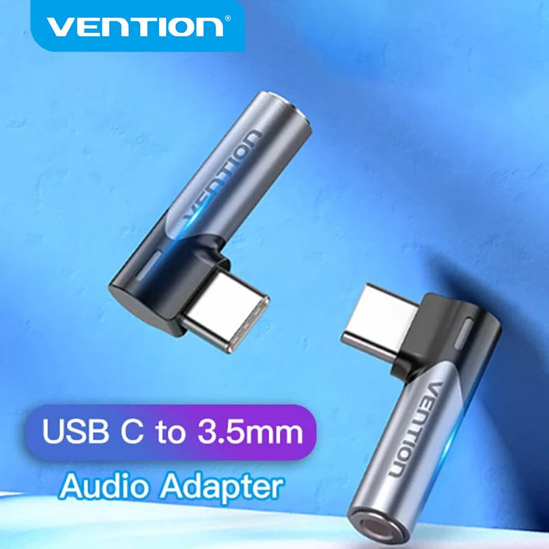 Vention USB-C Male to 3.5mm Female Audio Adapter Aluminum Alloy Type - Image 4