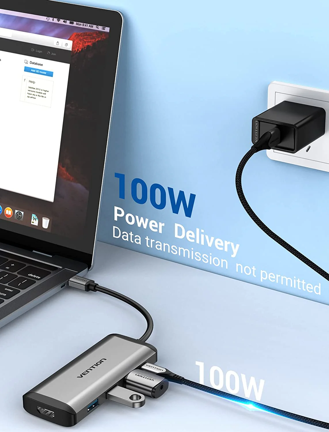 Vention 5-in-1 USB-C Docking Station - Image 5