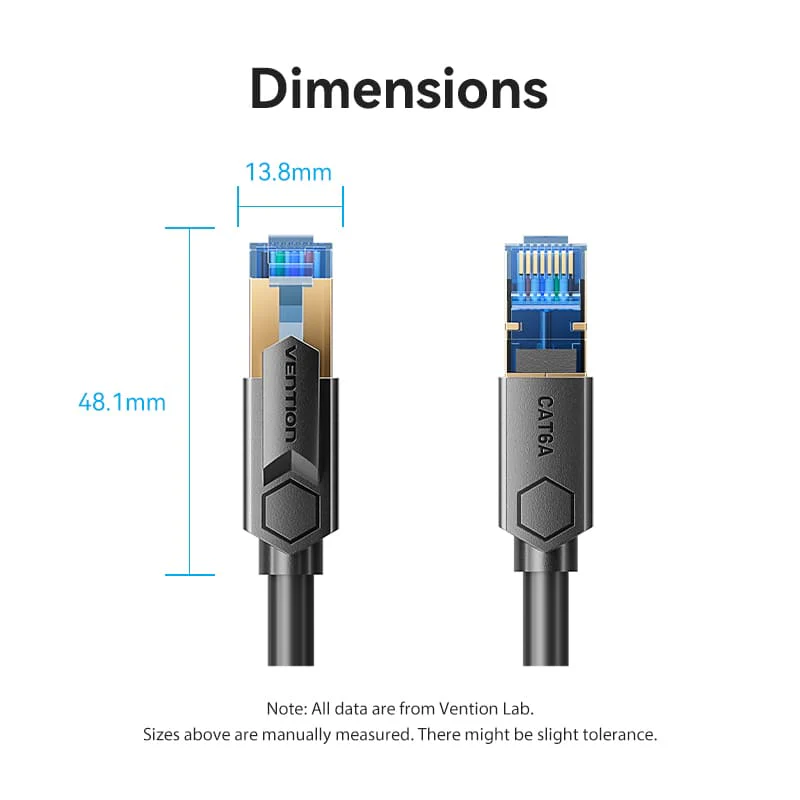 Vention Cat6A SFTP Industrial Drag Chain Ethernet Patch Cable - Image 16
