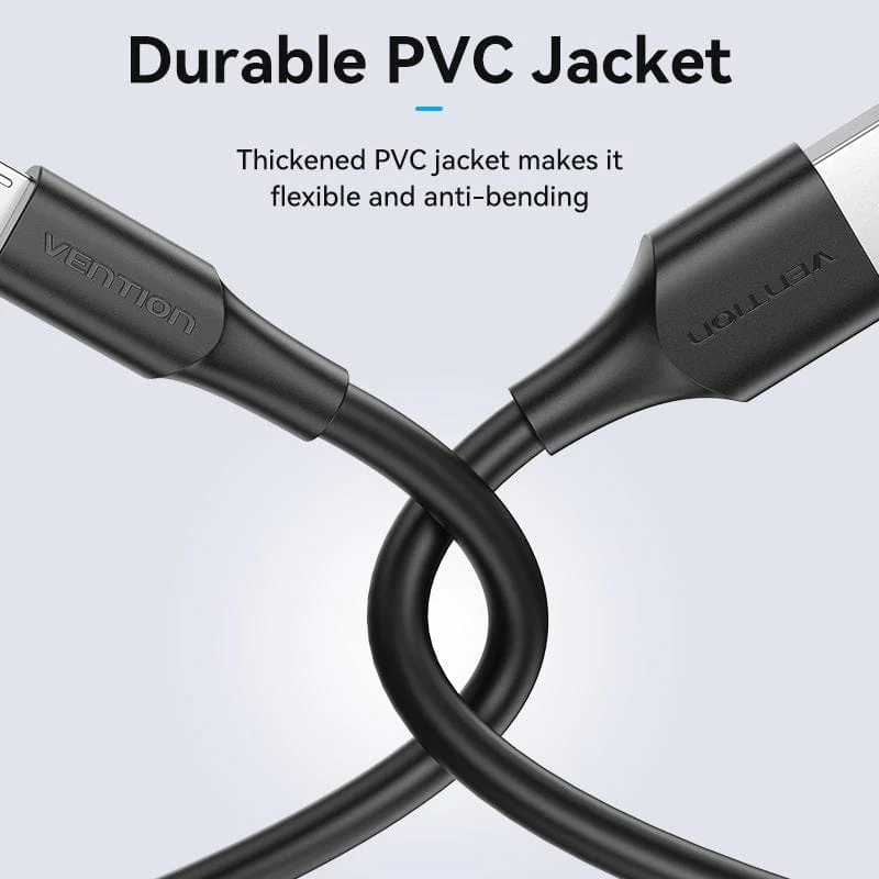 USB 2.0 A Male to Micro-B Male 2A Cable Black/White - Image 6