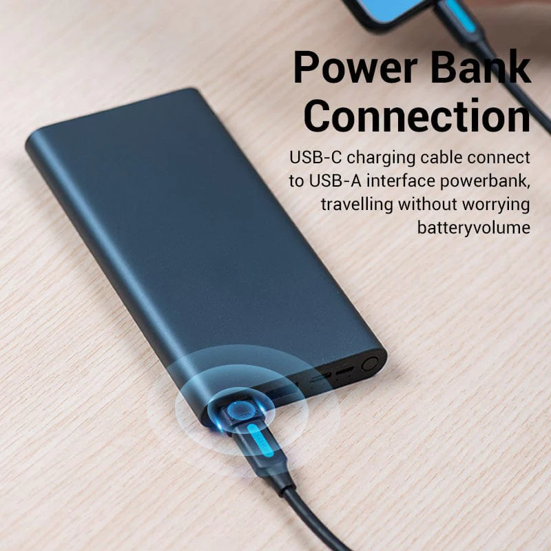 Vention USB 2.0 Male to USB-C Female Adapter Black PVC Type - Image 5