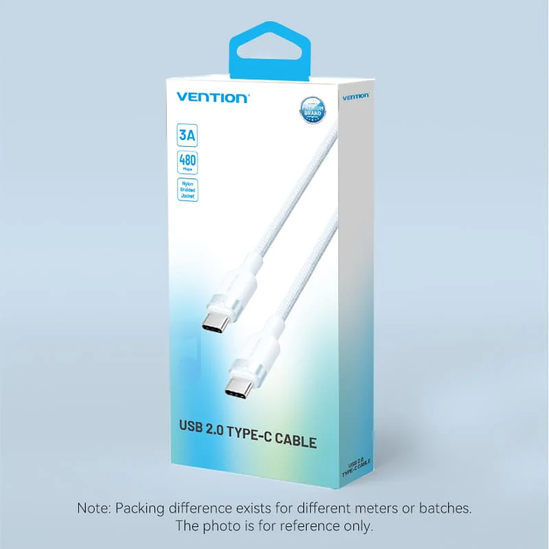 Vention USB 2.0 Type-C Male to Type-C Male 3A Cable Aluminum Alloy Type - Image 18