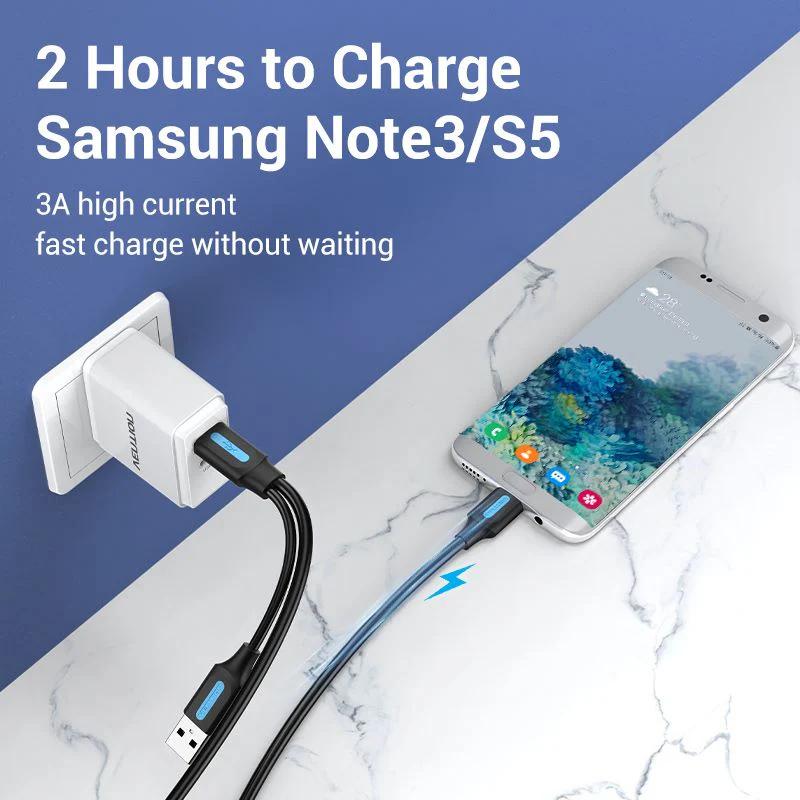 Vention  USB 3.0 A Male to Micro-B Male Cable with USB Power Supply PVC Type - Image 5