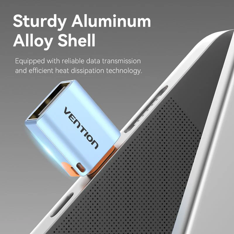 Vention USB 3.1 Type-C Male to USB Female OTG Adapter with Lanyard Aluminum Alloy Type - Image 8