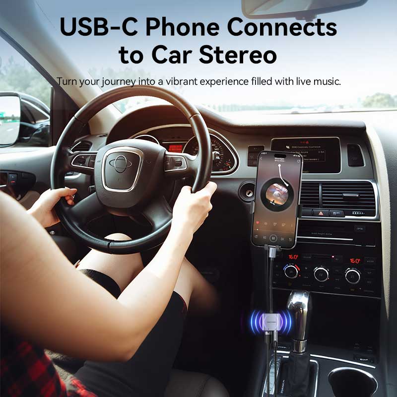 Vention USB-C Male to 3.5mm Female Audio Adapter with Fast Charging Port - Image 10