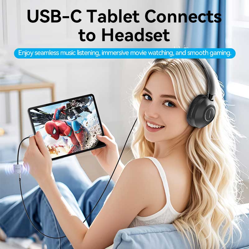 Vention USB-C Male to 3.5mm Female Audio Adapter with Fast Charging Port - Image 9