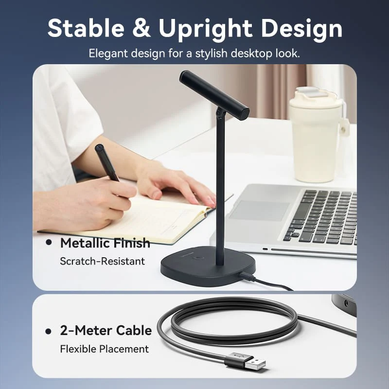 Vention USB Desktop Microphone with Mute Button Black - Image 10